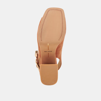 Dolce Vita FLORES HEELS CARAMEL SUEDE