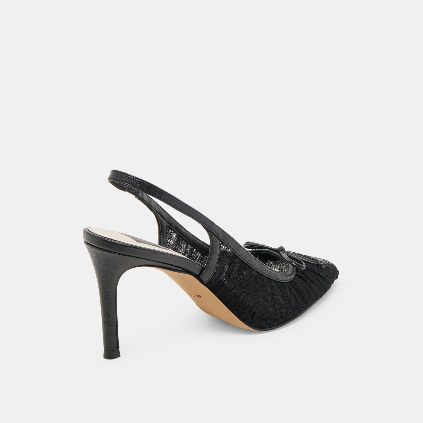 Dolce Vita Yela Black Tulle Heels
