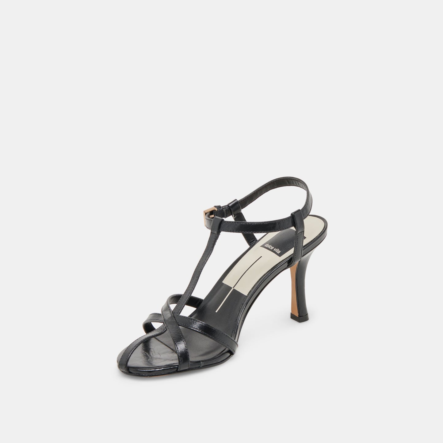 Dolce Vita LIANE HEELS MIDNIGHT CRINKLE PATENT