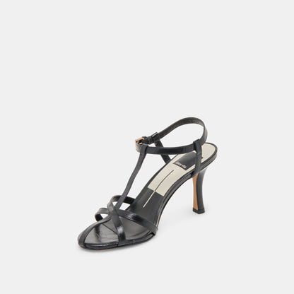 Dolce Vita LIANE HEELS MIDNIGHT CRINKLE PATENT