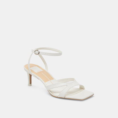 Dolce Vita BECKI HEELS TRUE WHITE LEATHER