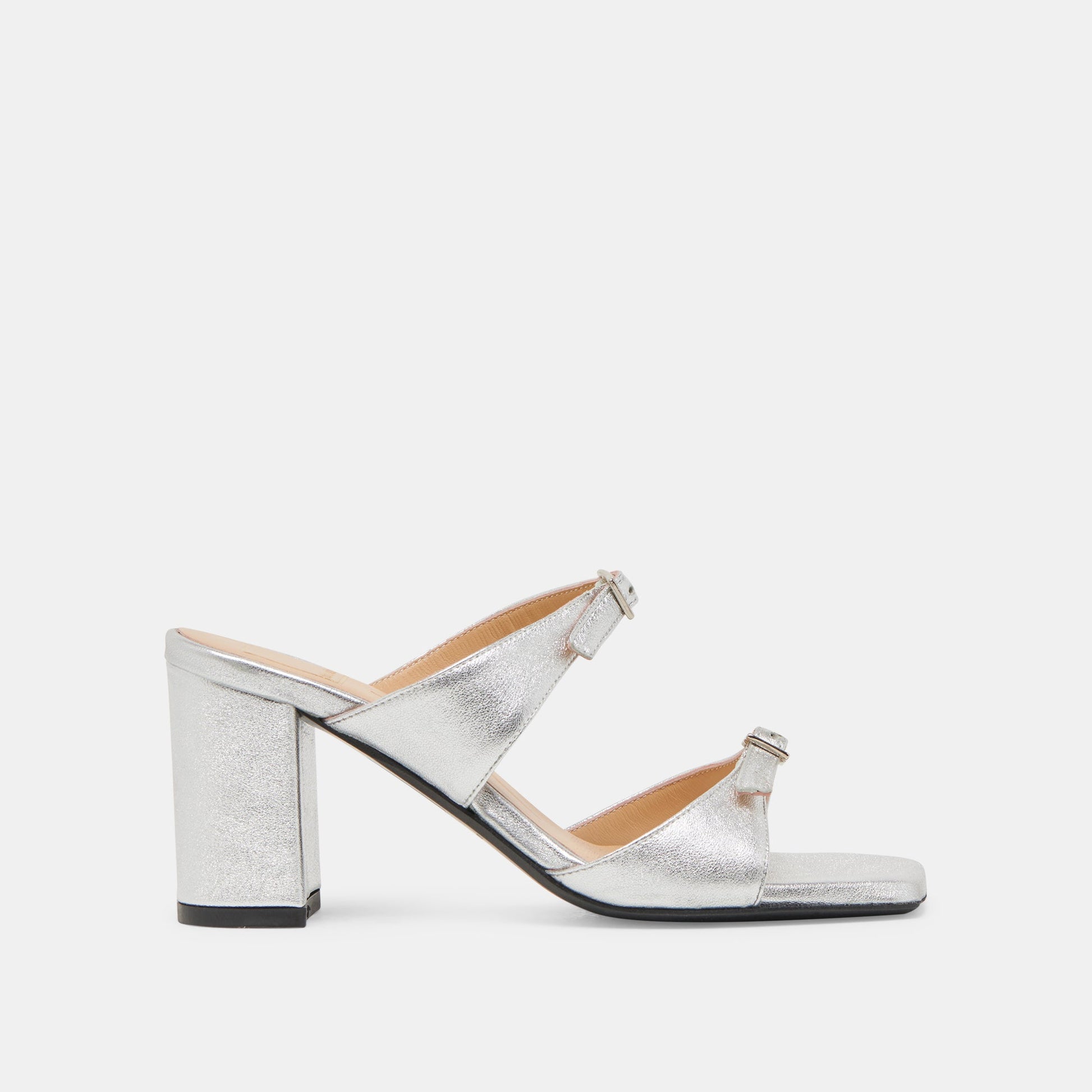 Dolce Vita SHANE HEELS SILVER METALLIC LEATHER
