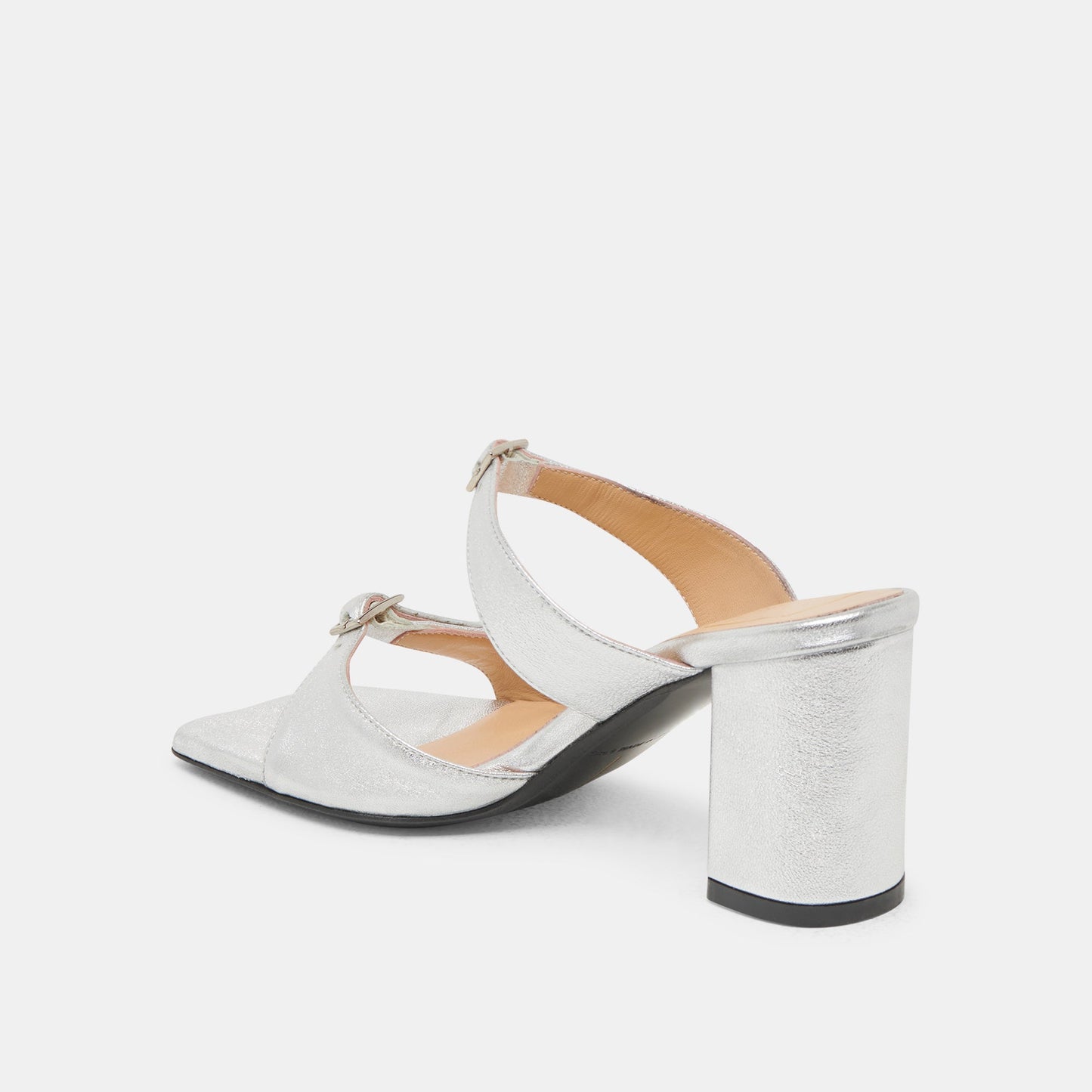 Dolce Vita SHANE HEELS SILVER METALLIC LEATHER