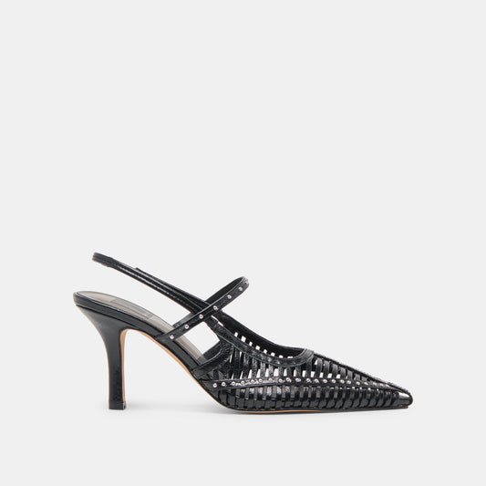 Dolce Vita HENSAL HEELS MIDNIGHT CRINKLE PATENT