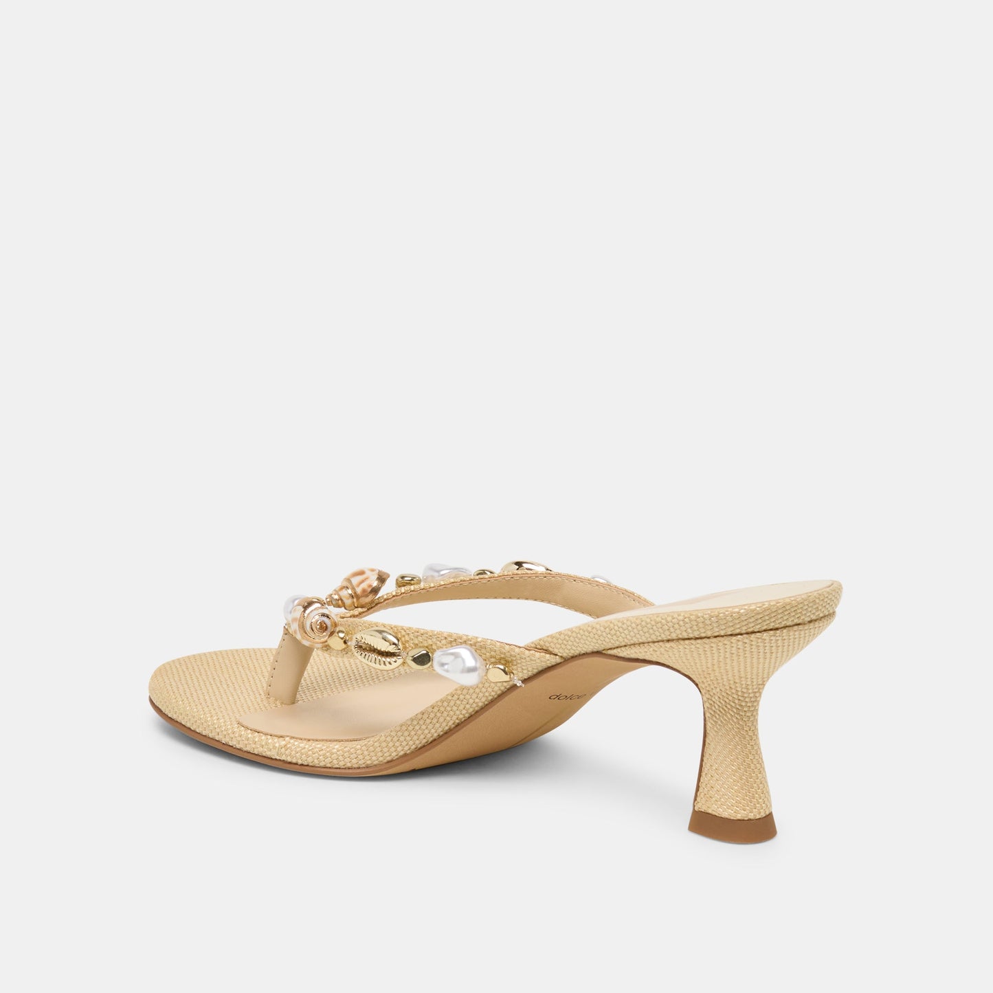 Dolce Vita Daksie Lt Natural Raffia Heels