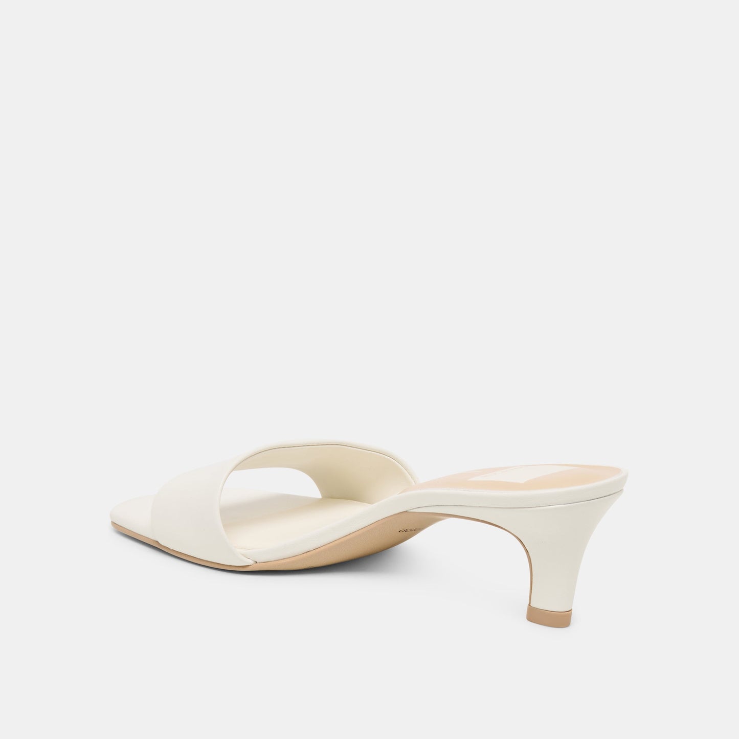 Dolce Vita Rexa True White Leather Heels
