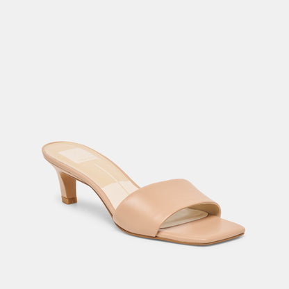 Dolce Vita Rexa Light Tan Leather Heels