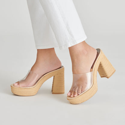 Dolce Vita LICHIA HEELS NATURAL VINYL
