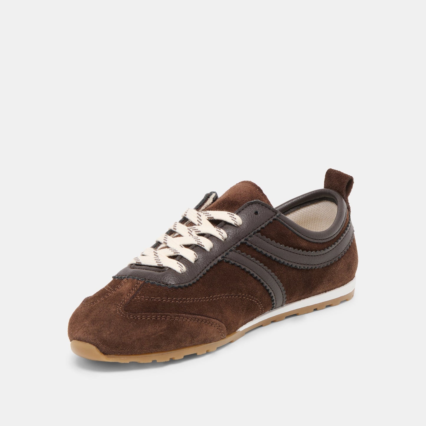 Dolce Vita Viper Dk Brown Suede Sneakers