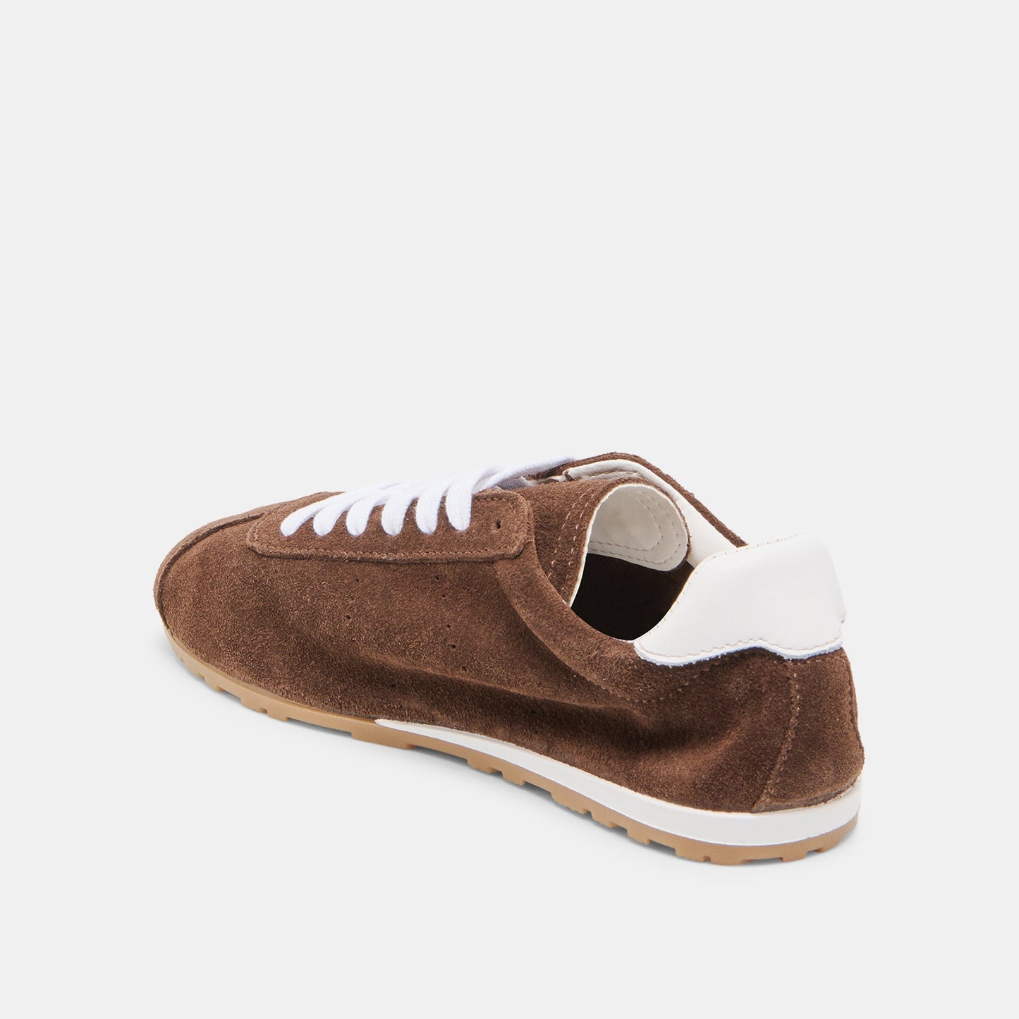 Dolce Vita Serina Dk Brown Suede Sneakers