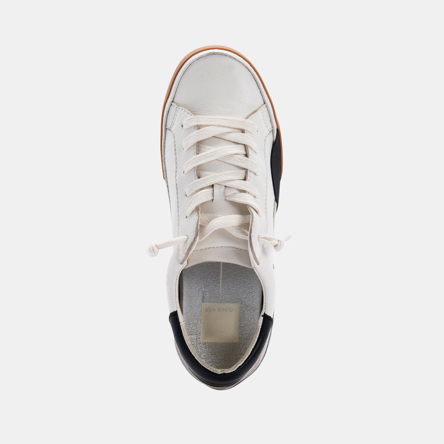 Dolce Vita ZINA SNEAKERS WHITE BLACK LEATHER