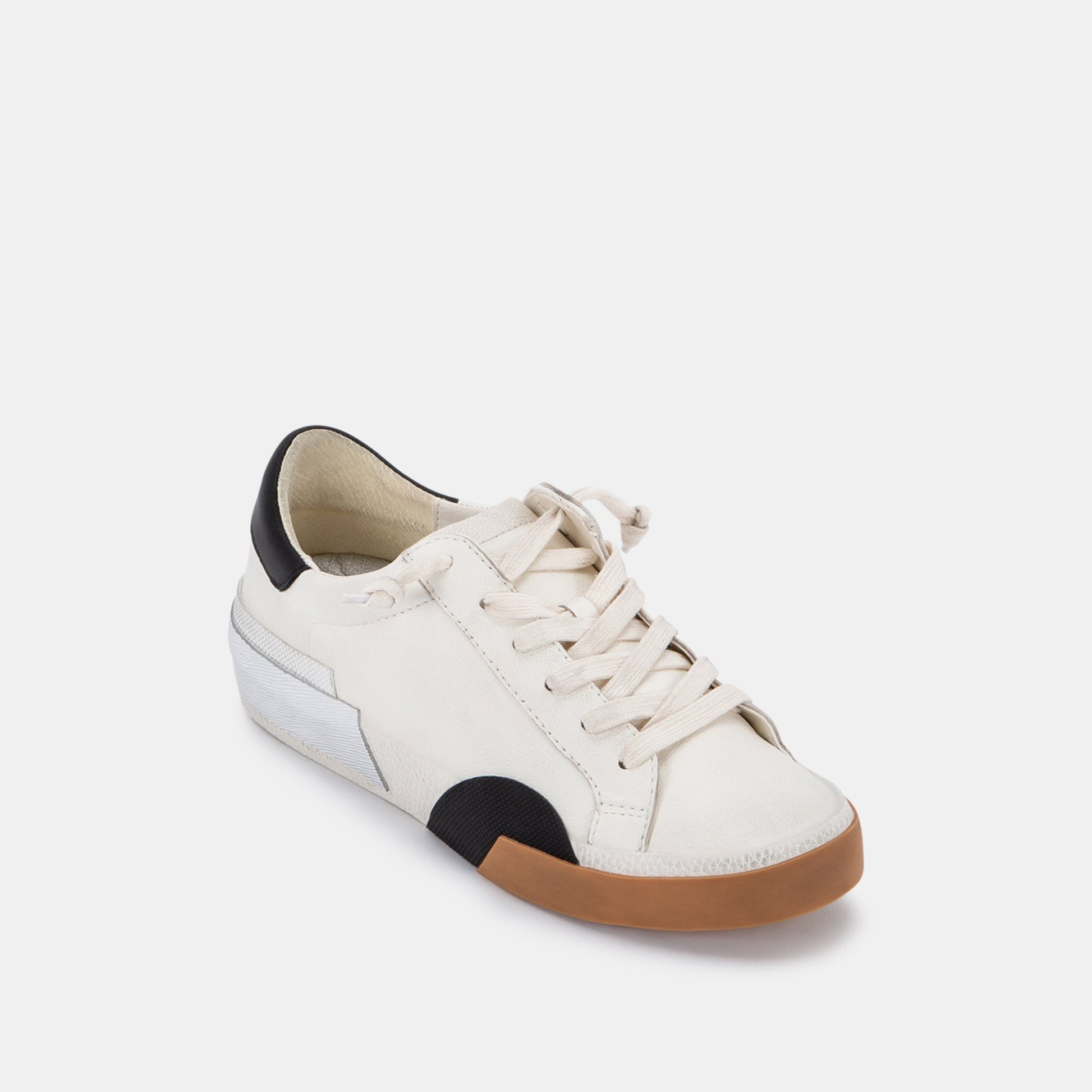 Dolce Vita ZINA SNEAKERS WHITE BLACK LEATHER