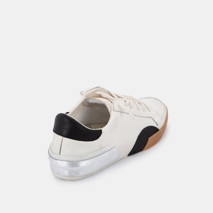 Dolce Vita ZINA SNEAKERS WHITE BLACK LEATHER