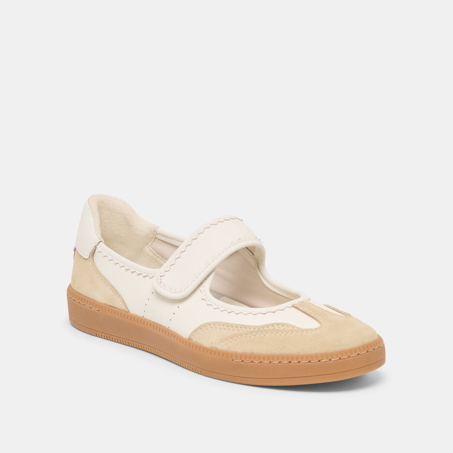 Dolce Vita Nanet Ivory Multi Leather Sneakers