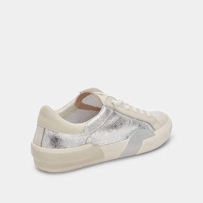 Dolce Vita Zina Sneakers Chrome Distressed Leather