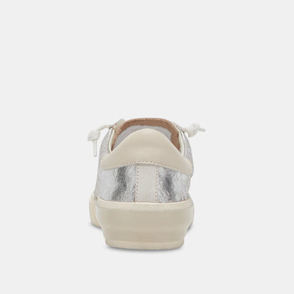 Dolce Vita Zina Sneakers Chrome Distressed Leather