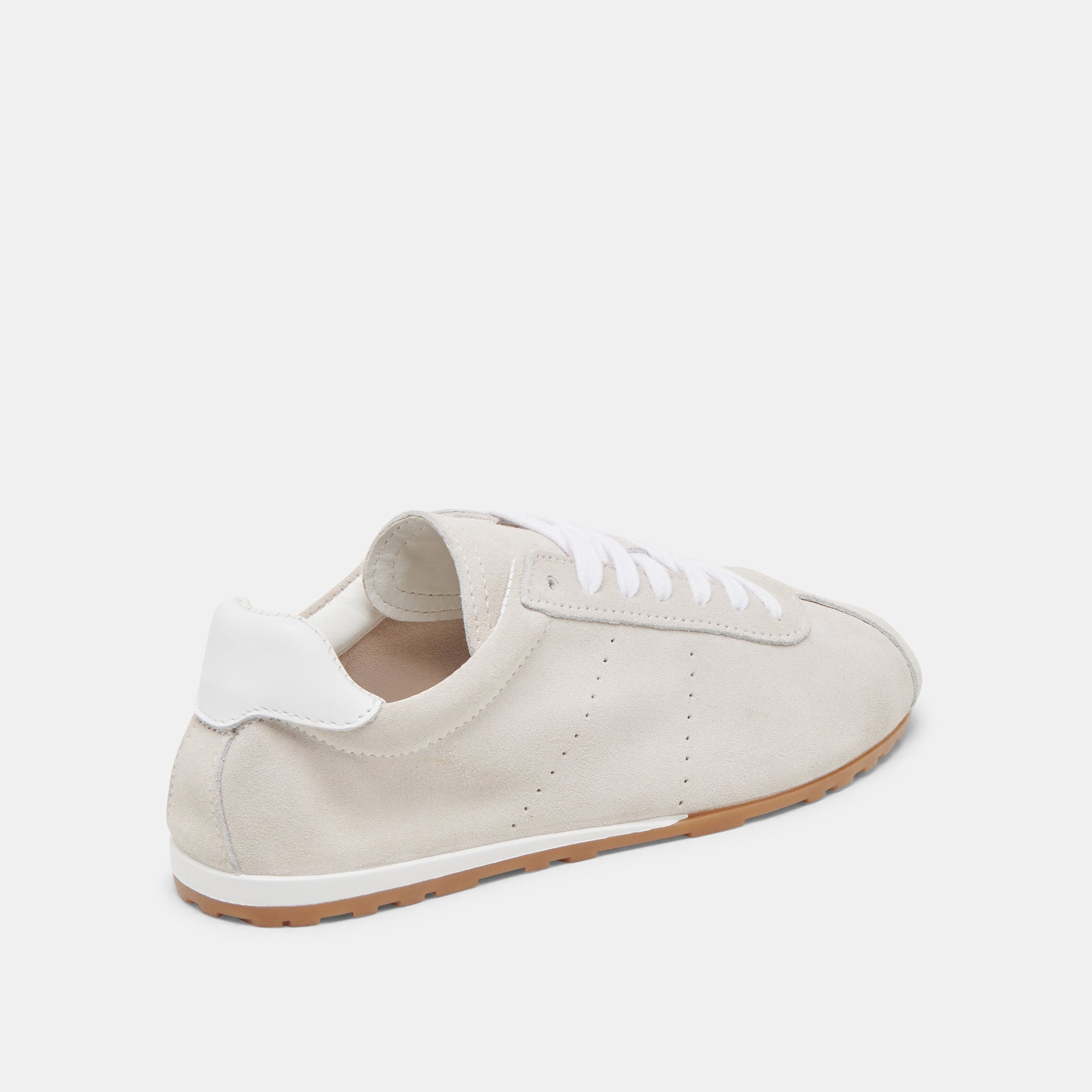 Dolce Vita Serina Ivory Suede Sneakers