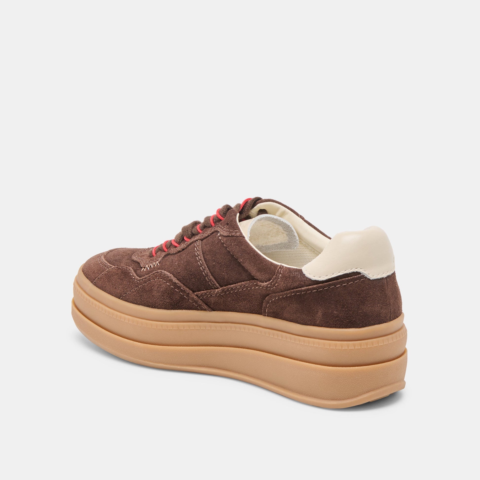 Dolce Vita Naomy H2O Waterproof Dk Brown Suede Sneakers