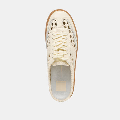 Dolce Vita Notice Slide Woven Off White Woven Stella Sneakers