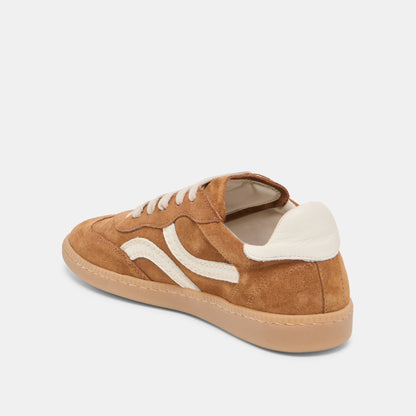 Dolce Vita Rebel Pecan Suede Sneakers