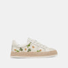 WHITE FLORAL RAFFIA