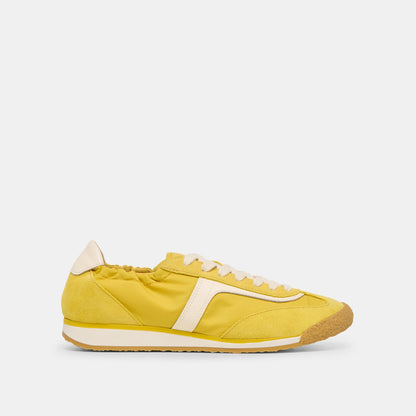 Dolce Vita Sariya Yellow Nylon Sneakers