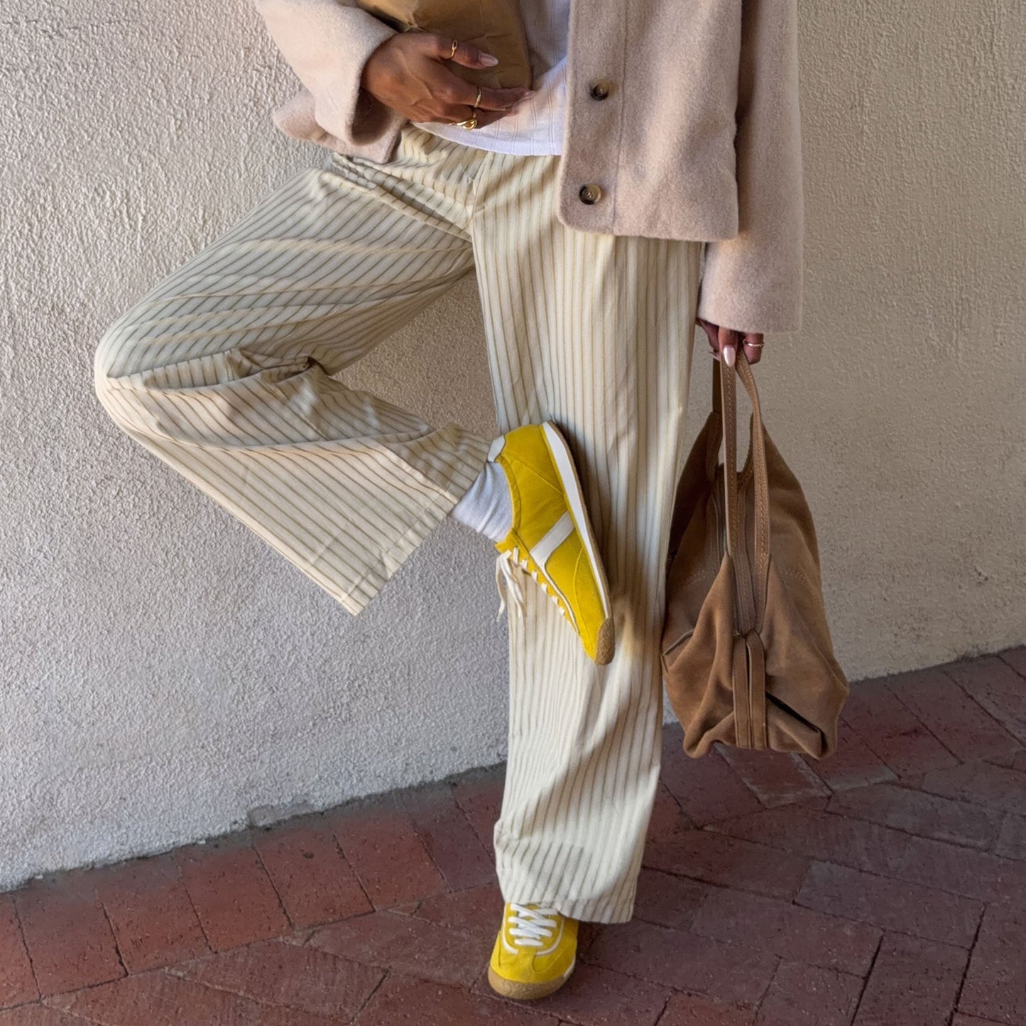 Dolce Vita Sariya Yellow Nylon Sneakers