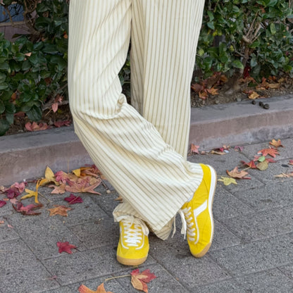 Dolce Vita Sariya Yellow Nylon Sneakers