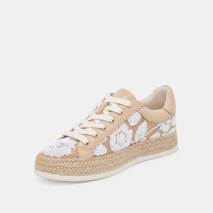 Dolce Vita AZALIA SNEAKERS NATURAL MULTI FLORAL SEQUIN