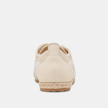 Dolce Vita DREAM BEAD SNEAKERS NATURAL MULTI BURLAP
