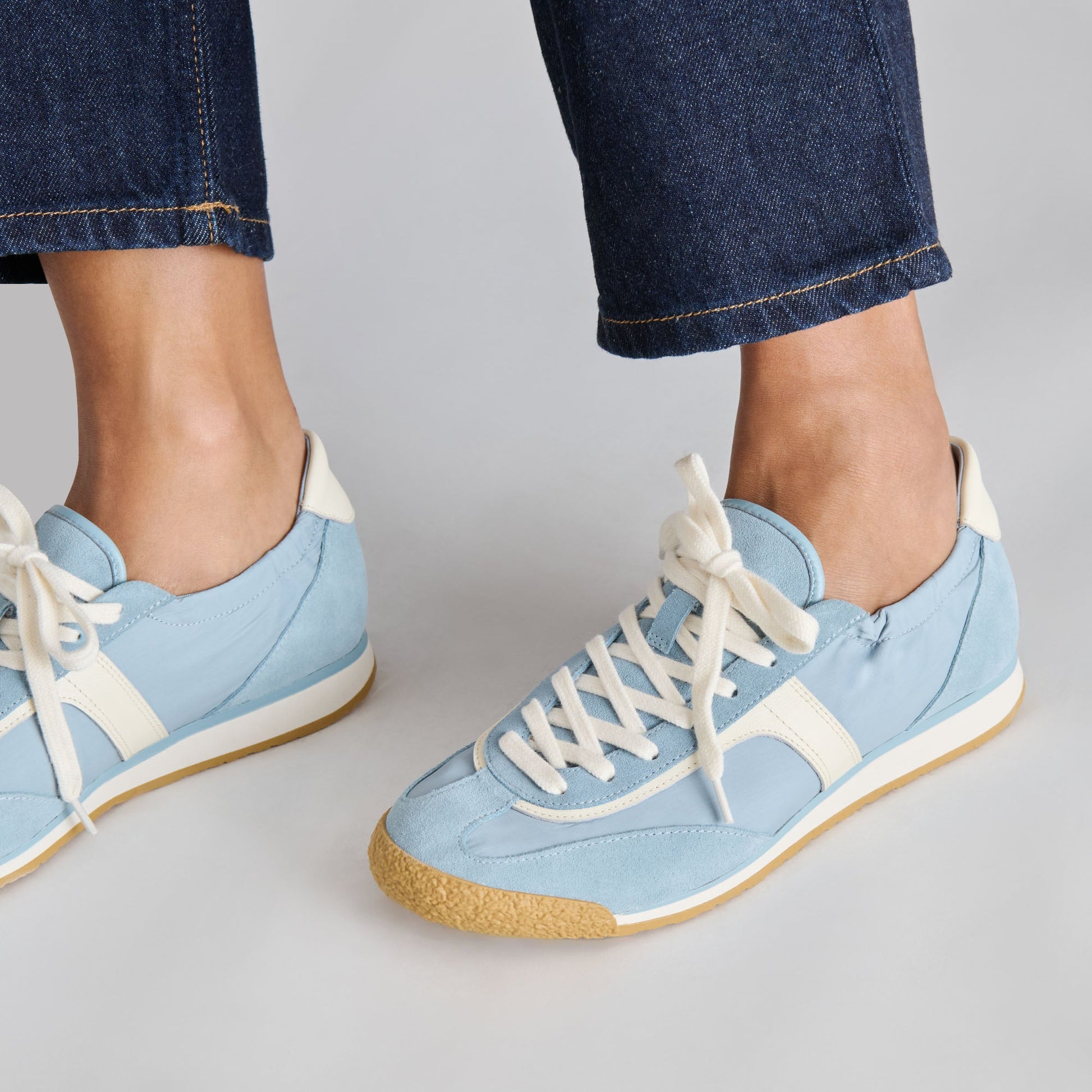 Dolce Vita Sariya Lt Blue Nylon Sneakers