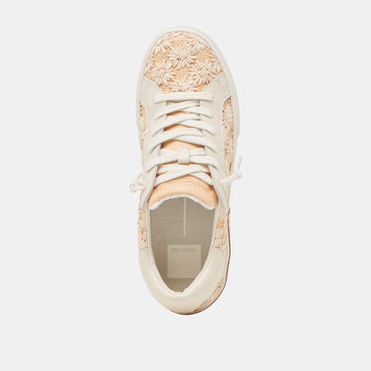 Dolce Vita ZINA FLORAL SNEAKERS CREME FLORAL RAFFIA