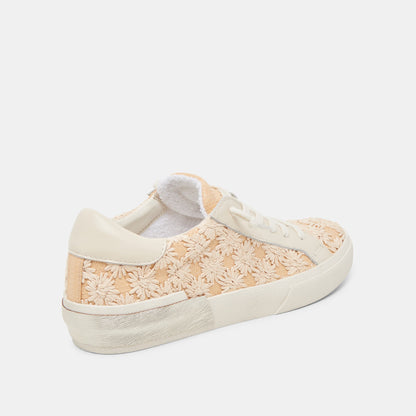 Dolce Vita ZINA FLORAL SNEAKERS CREME FLORAL RAFFIA