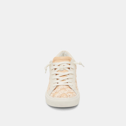 Dolce Vita ZINA FLORAL SNEAKERS CREME FLORAL RAFFIA