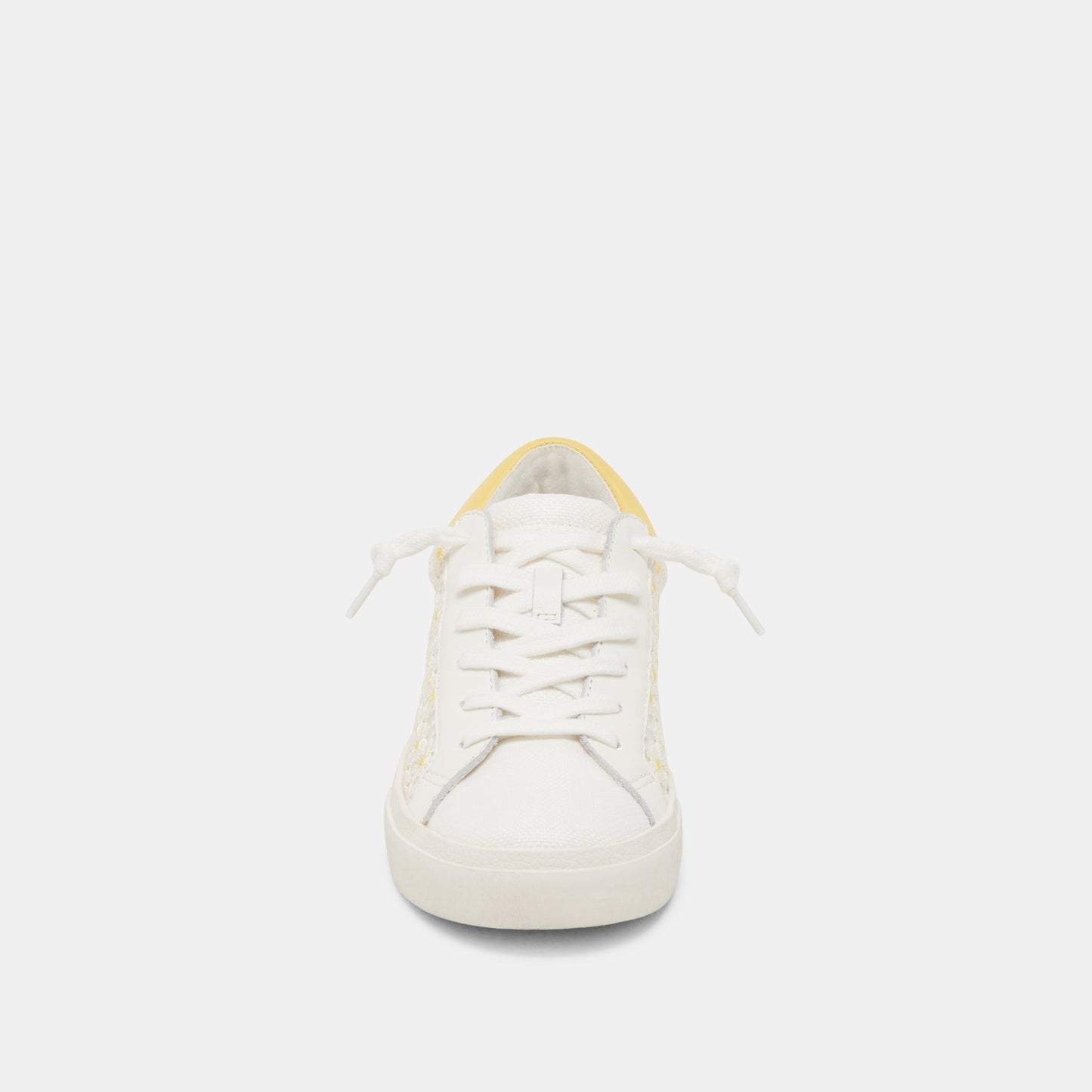 Dolce Vita ZINA FLORAL SNEAKERS WHITE YELLOW FLORAL MESH