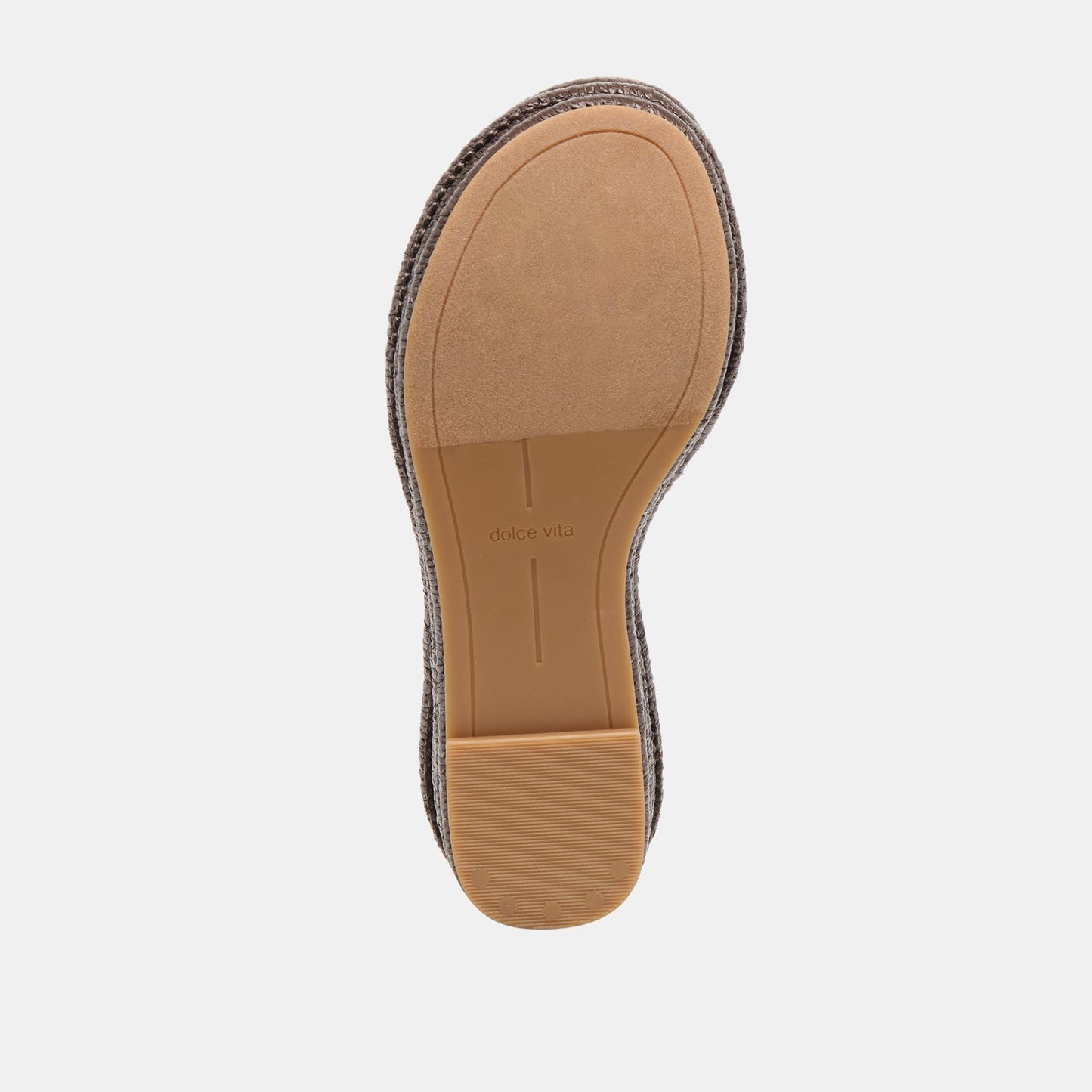 Dolce Vita Throne Chocolate Raffia Wedges