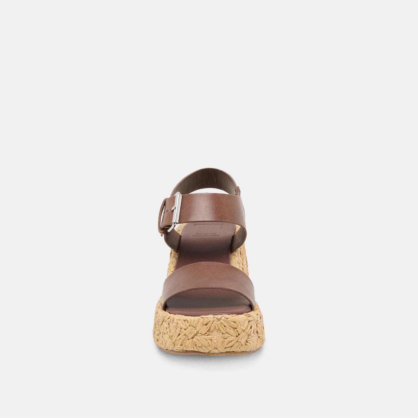 Dolce Vita Auri Dk Brown Leather Wedges