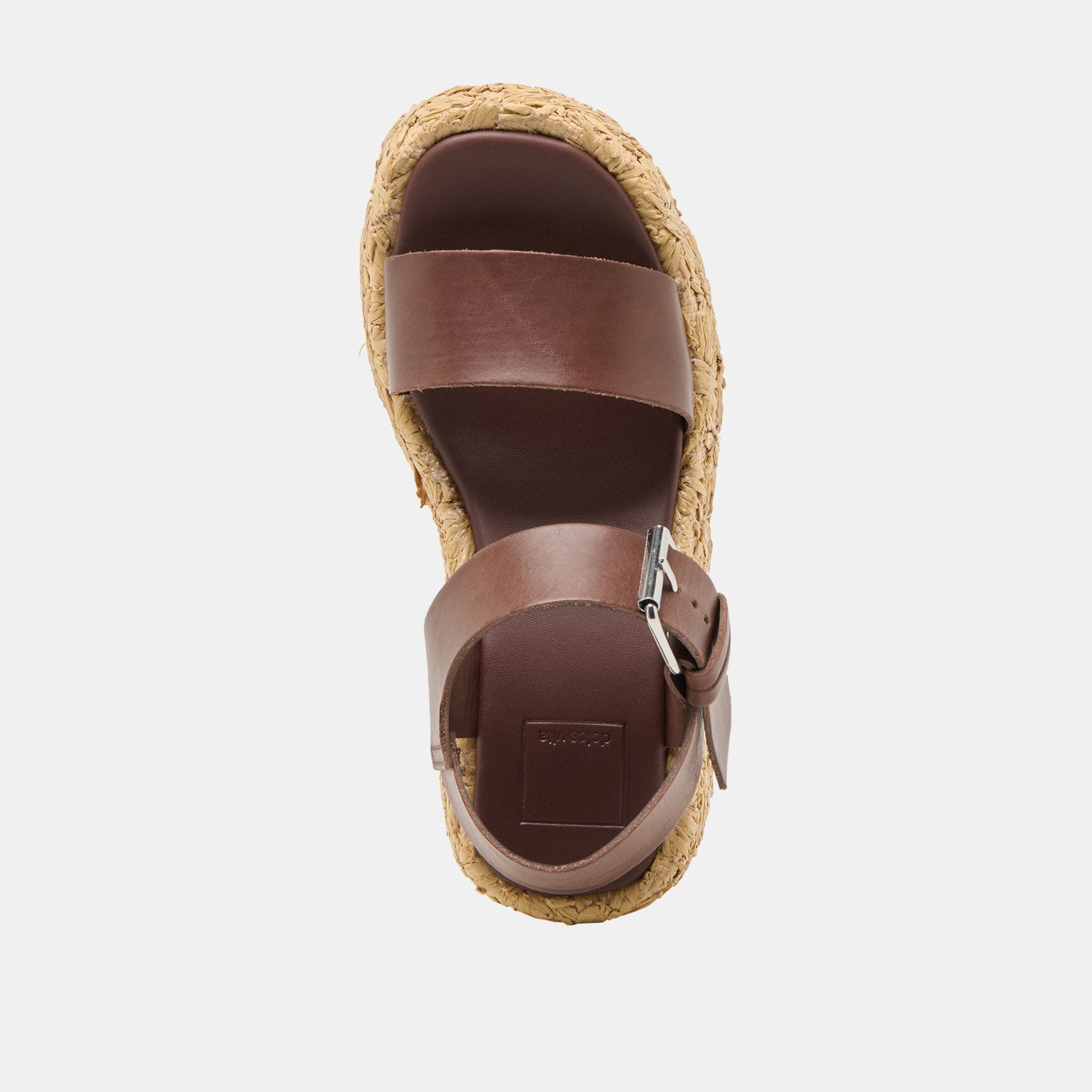 Dolce Vita Auri Dk Brown Leather Wedges