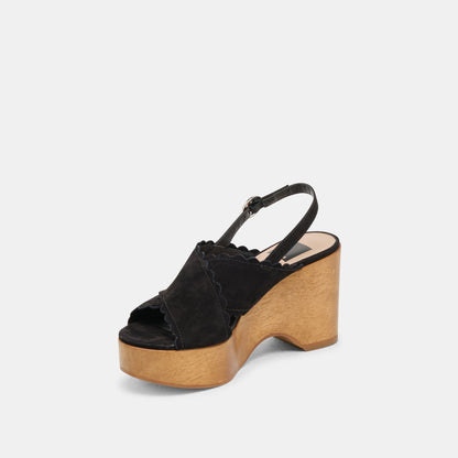 Dolce Vita DILION WEDGES BLACK NUBUCK