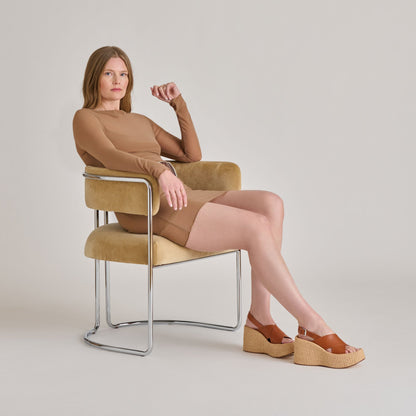 Dolce Vita SKYLAR WEDGES BROWN LEATHER
