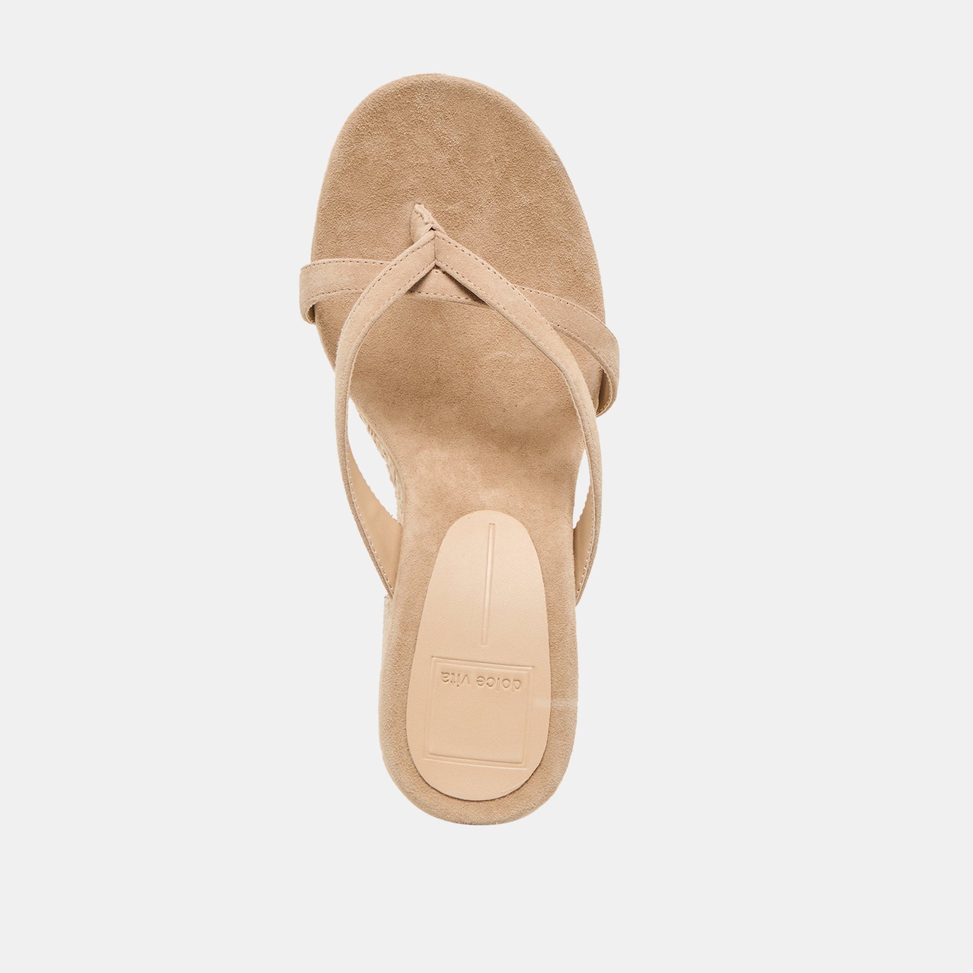 Dolce Vita Helan Espadrille Camel Suede Wedges