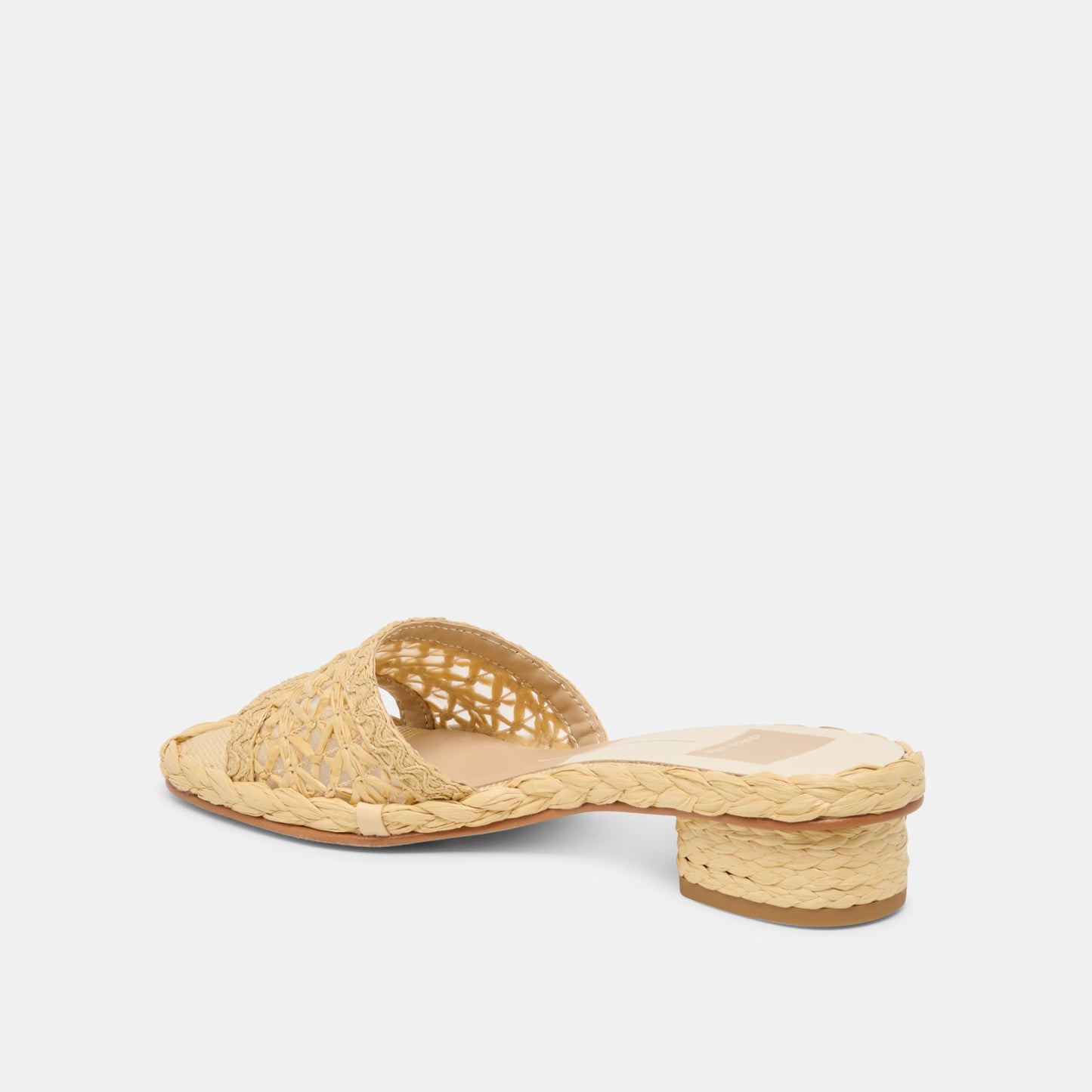 Dolce Vita Dixi Lt Natural Cross Hatch Raffia Sandals