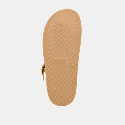 Dolce Vita Shenna Gold Distressed Leather Sandals
