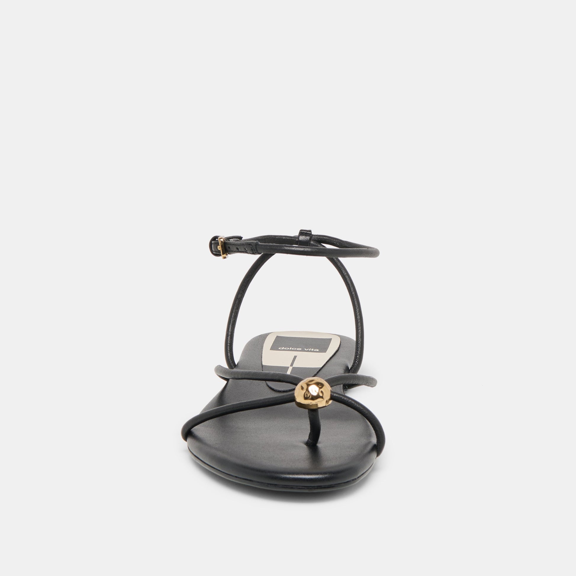 Dolce Vita Kenley Black Leather Sandals