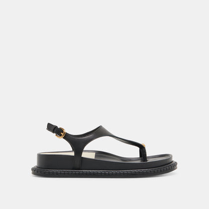 Dolce Vita Stefan Black Leather Sandals