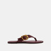 BURGUNDY LEATHER