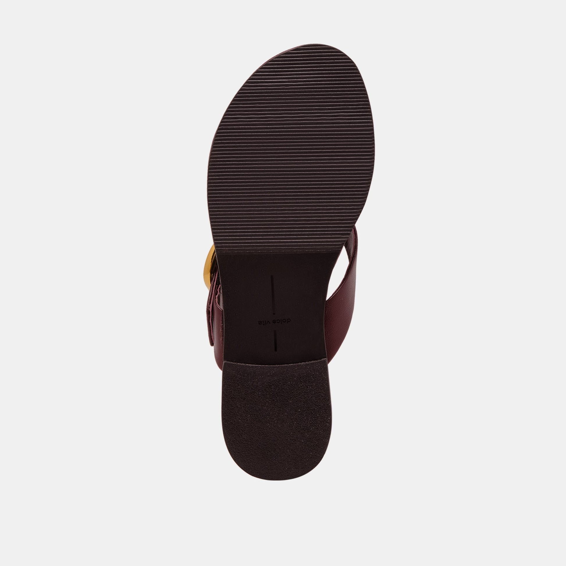 Dolce Vita Rossa Burgundy Leather Sandals