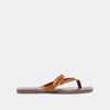 COGNAC CROCO EMBOSSED LEATHER