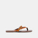 COGNAC CROCO EMBOSSED LEATHER