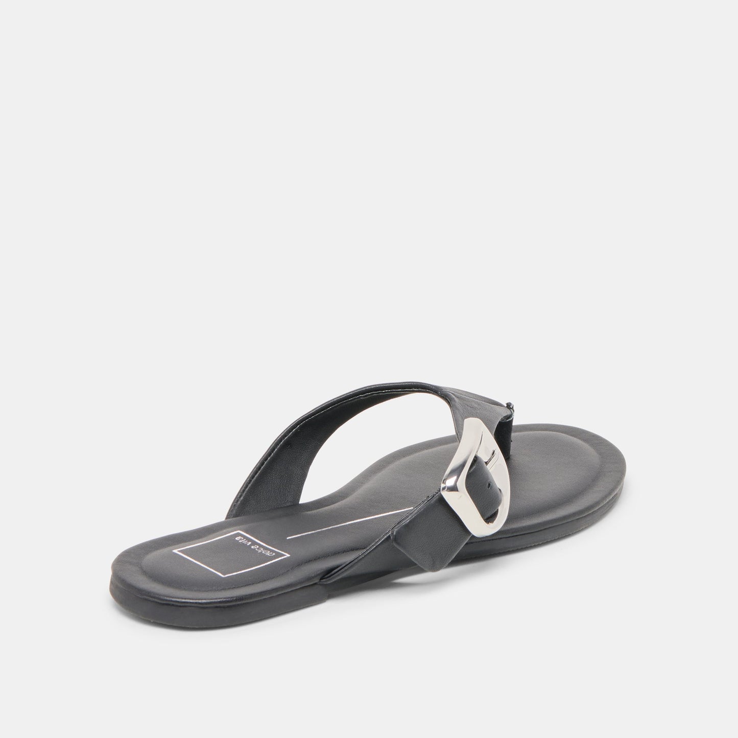 Dolce Vita Rossa Black Leather Sandals
